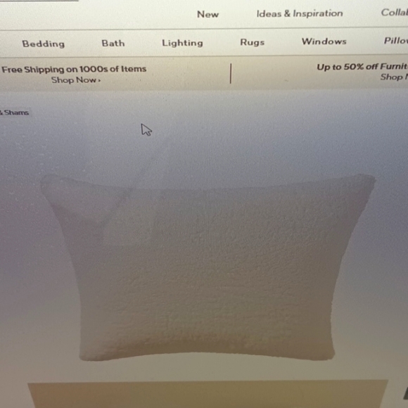 Pottery Barn Accents New Pottery Barn Marshmallow Comforter Sham